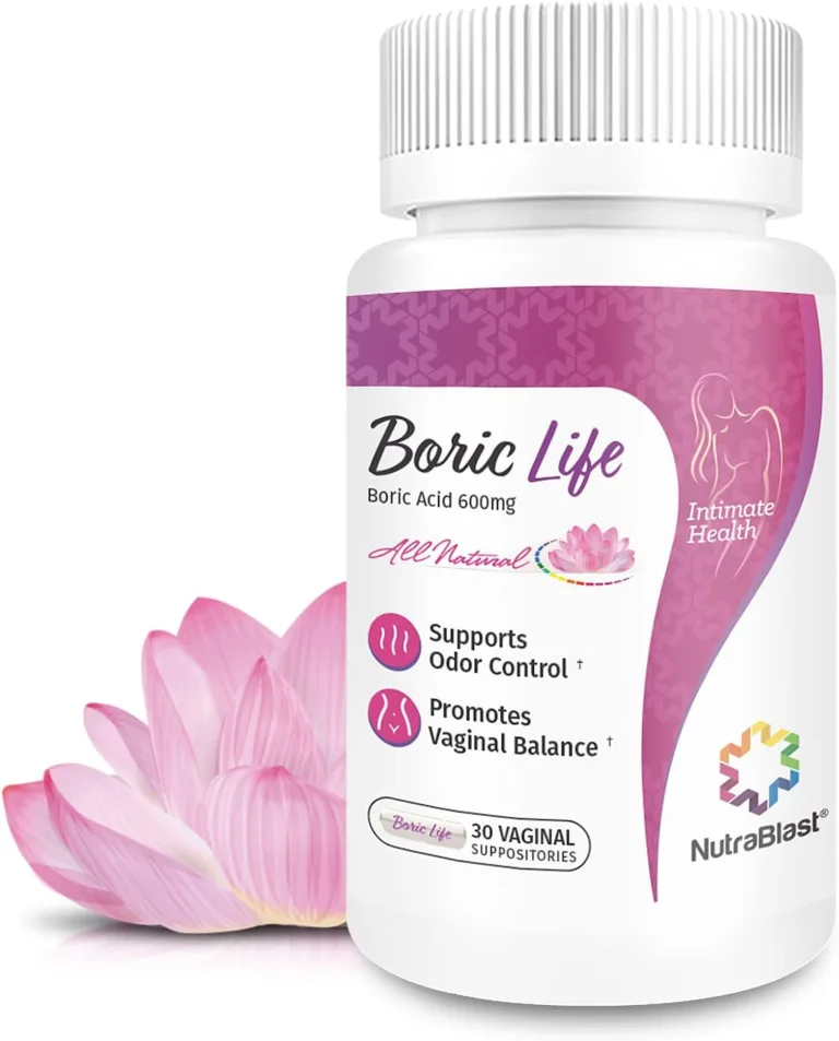 NutraBlast Boric Acid Vaginal Suppositories